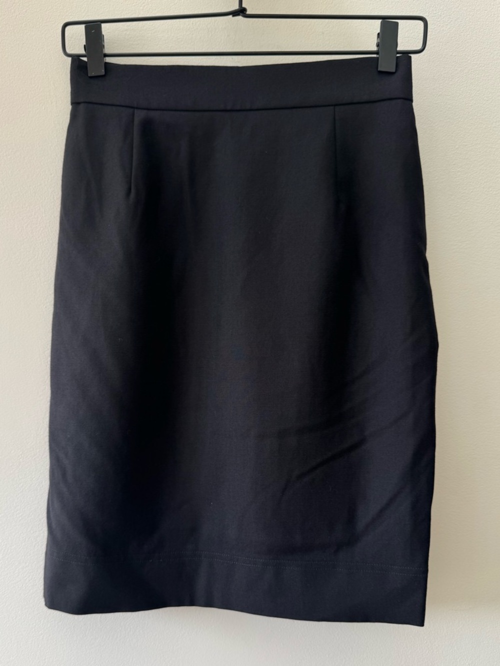 Vintage Moschino Wool ‘Cheap and Chic’ Black Pencil Skirt IT42